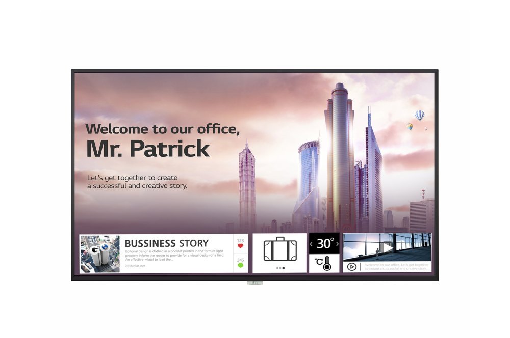 LG 49UH5J-H 49" UHD IPS 500 NITS 24/7 SOC WIFI HAZE