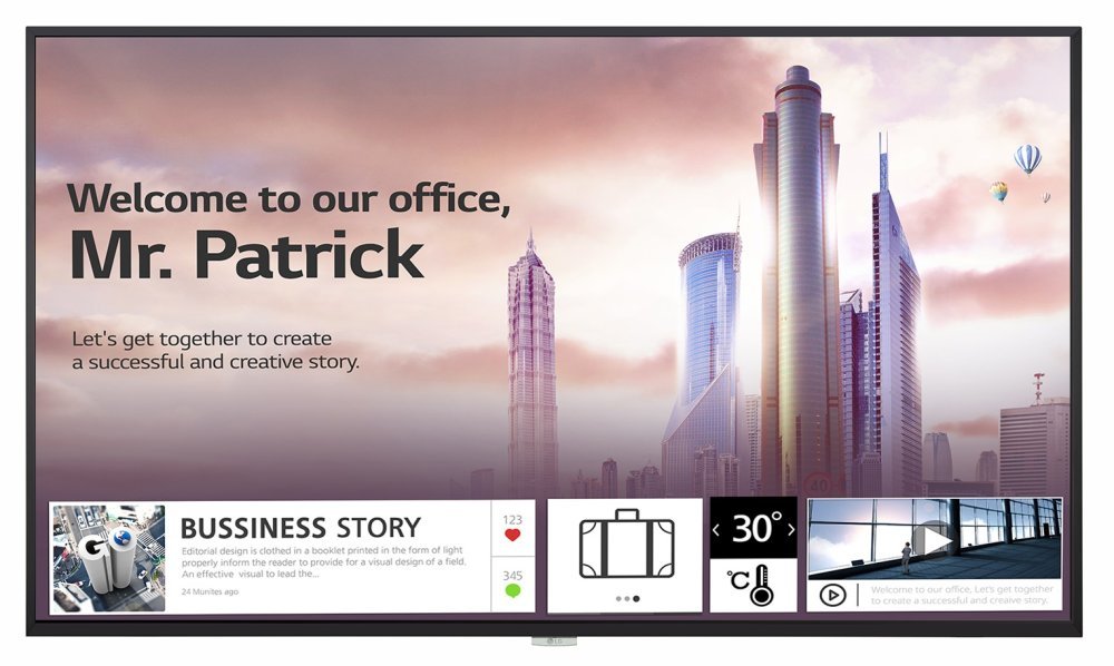 LG 65UH5J-H 65" UHD IPS 500 NITS 24/7 SOC WIFI HAZE