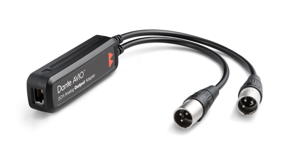 Dante AVIO analog output ADP-DAO-AU-0X2