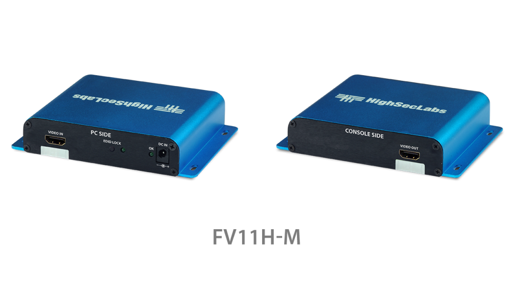 HighSecLabsin yhden portin HDMI KVM suojain FV11H-M