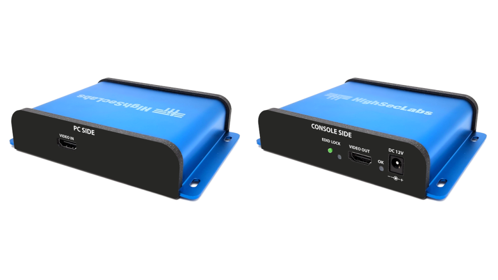 HighSecLabs yhden portin galvaninen HDMI video suojain FV11H-MGH