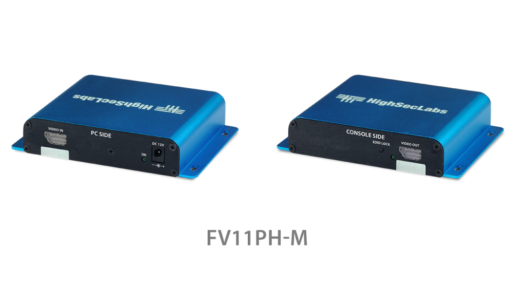HighSecLabs yhden portin HDMI video suojain FV11PH-M