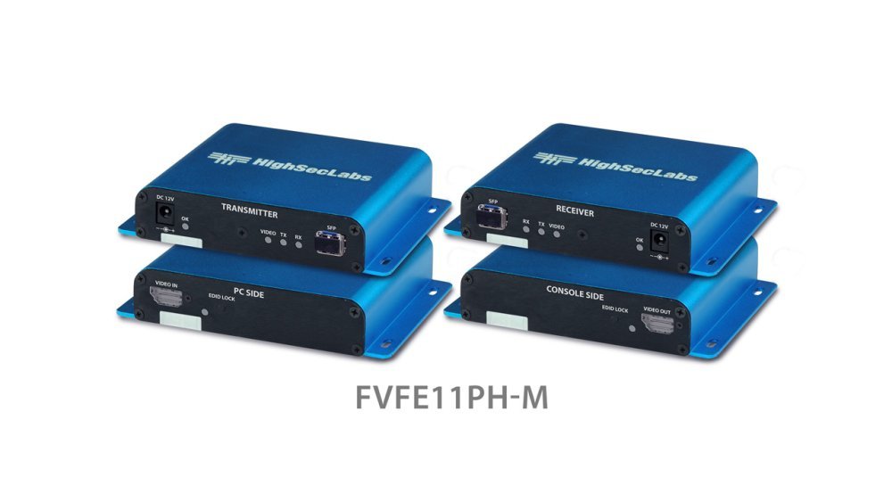 HSL suojattu HighSecLabsin KVM extenderi FVFE11PH-M