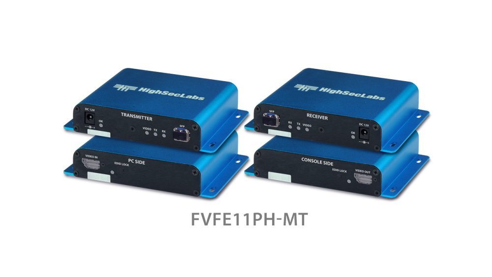 HSL suojattu HighSecLabsin KVM extenderi FVFE11PH-MT