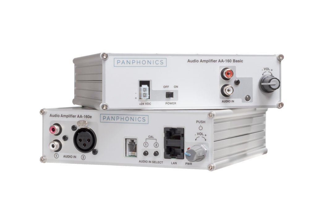 Panphonics vahvistimet AA-160 basic ja AA-160e