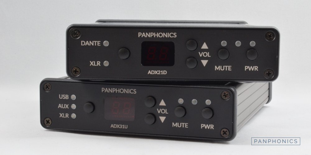 Panphonics vahvistimet ADX-21-D ja ADX-31-U