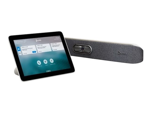 POLY STUDIO X30 ja Poly TC8 videoneuvottelu- järjestelmä