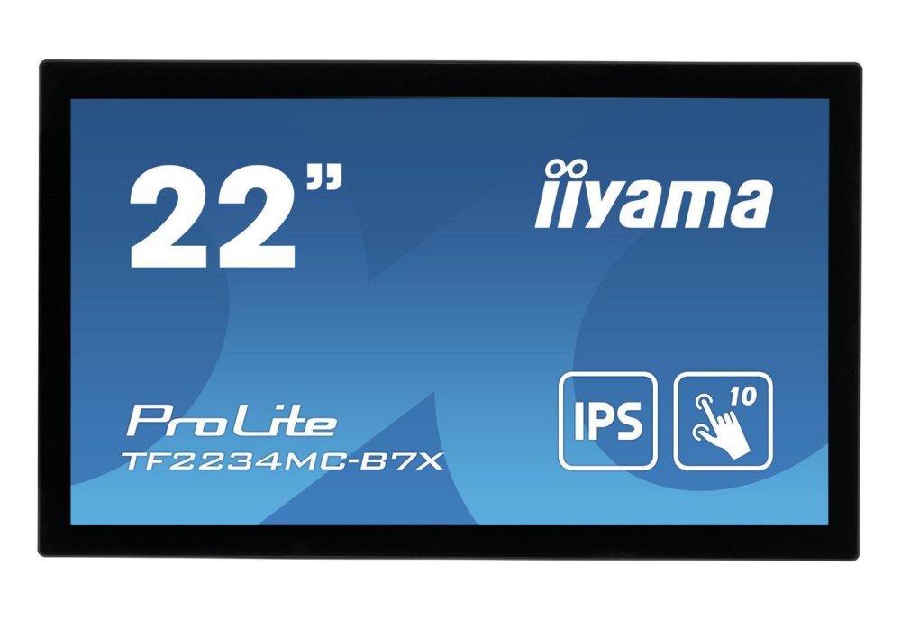 iiyama 21.5", 1920x1080, 16:9, IPS LED, 8 ms W126004761 kosketusnäyttö
